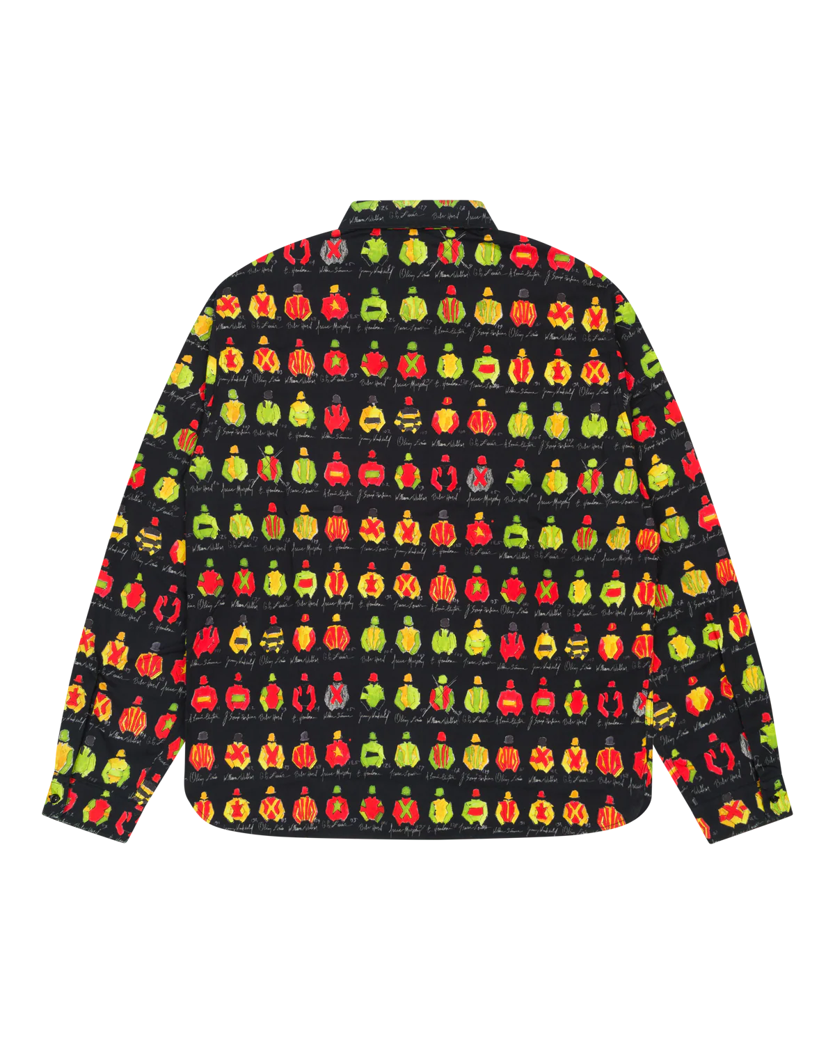 Watercolor Jockey Button Up