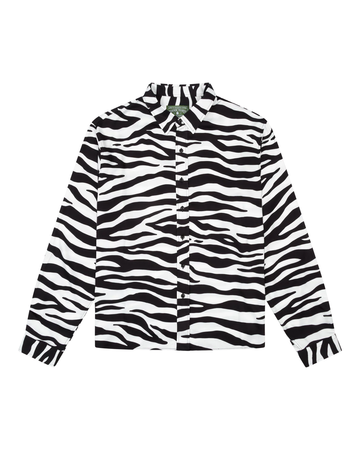 Zebra Camo Button Up