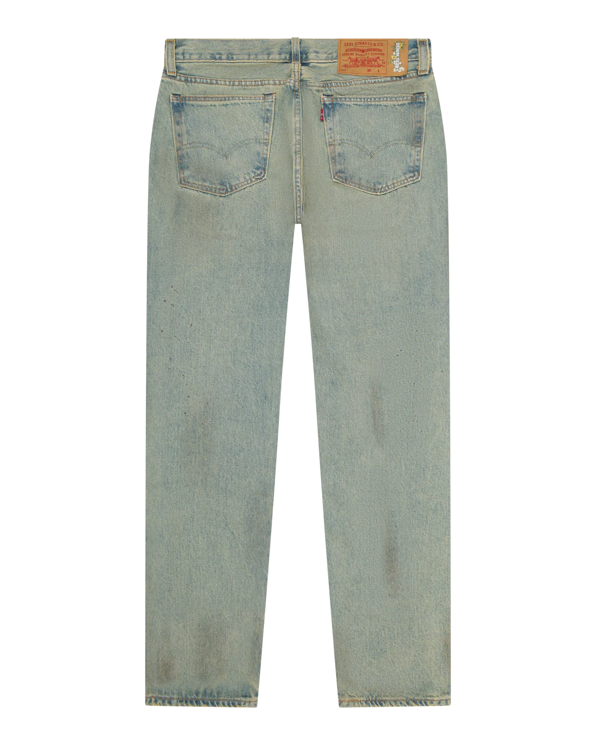 Dirty Wash 501 Light Wash