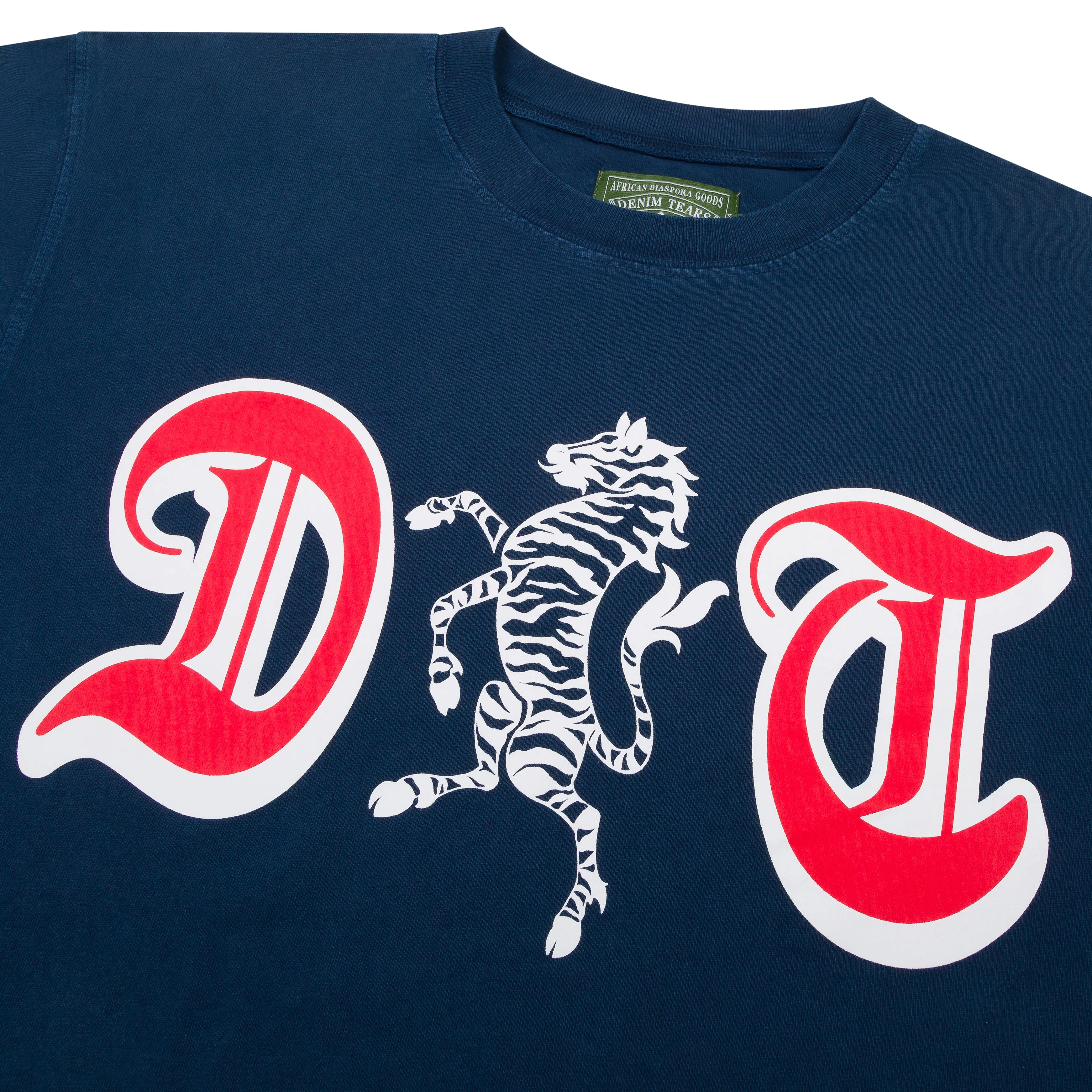 DT Zebra Crest Long Sleeve Tee Navy