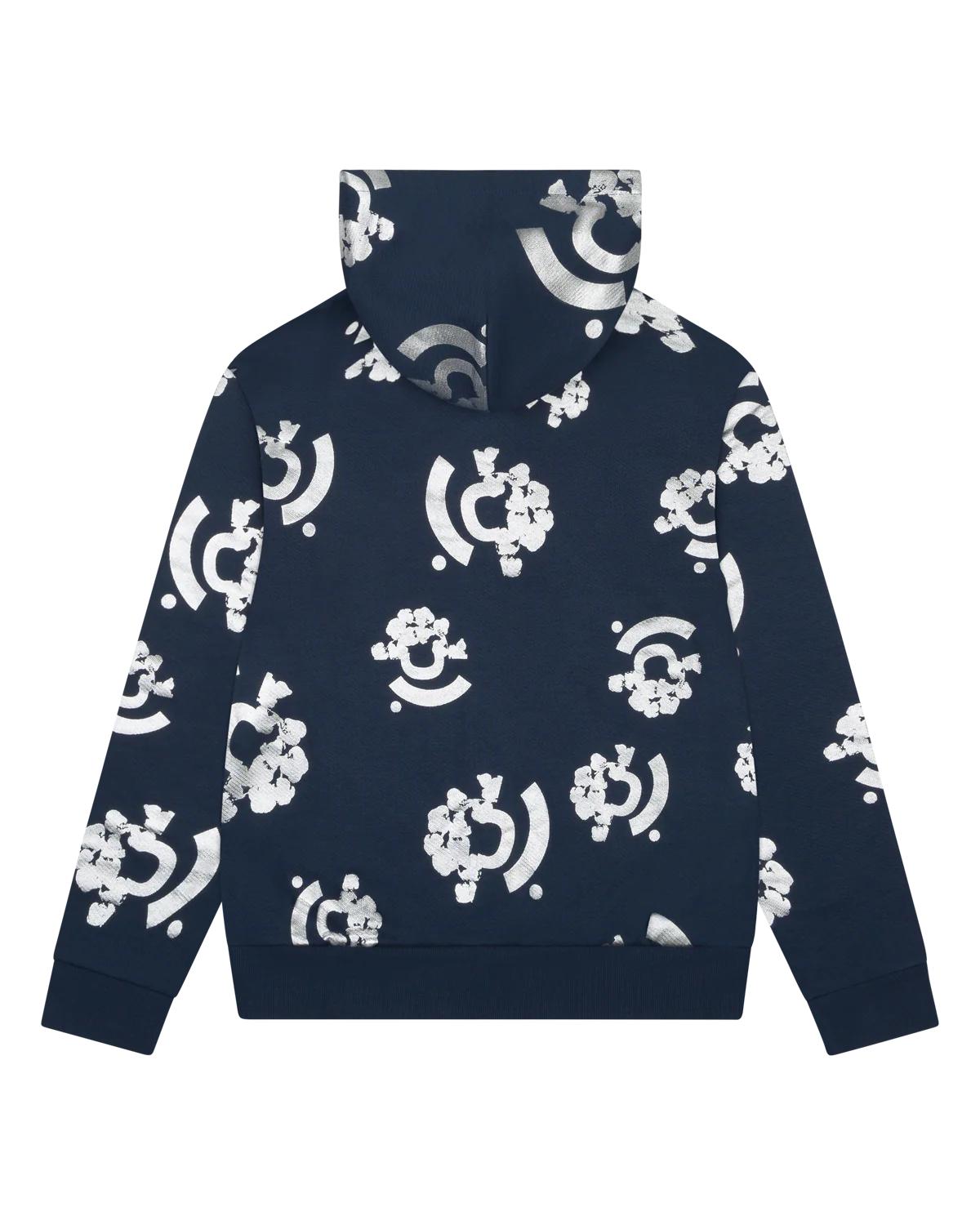 Bstroy Tears Zip Hoodie Blue