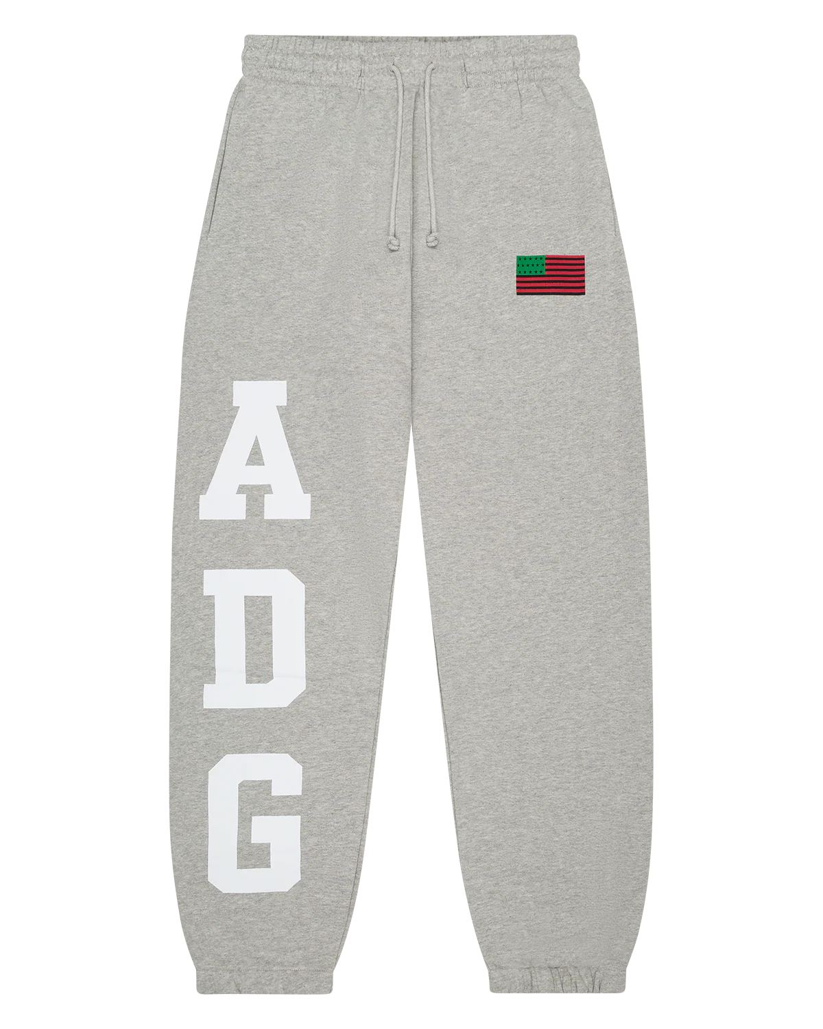 ADG Pan African American Flag Sweatpant Grey
