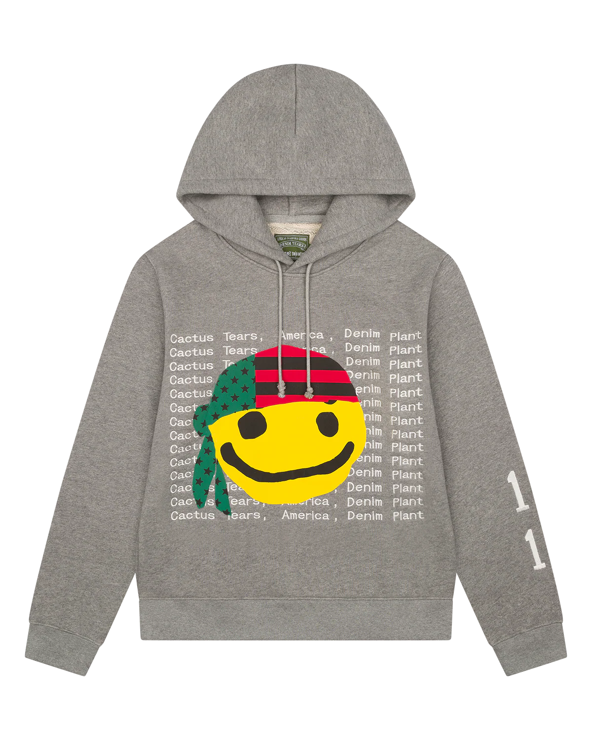 Cactus Tears Hoodie Grey