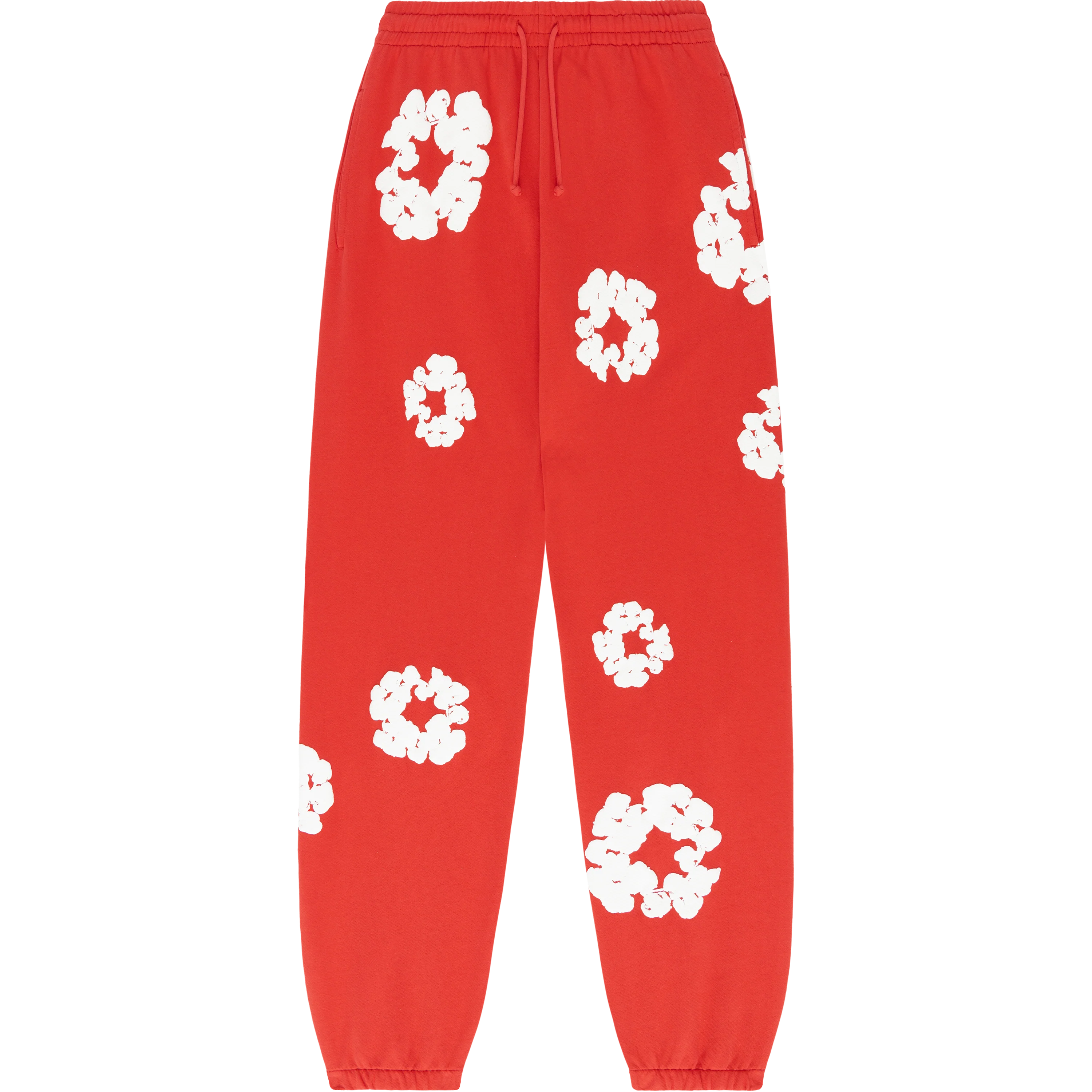 The Cotton Wreath Sweatpants Red
