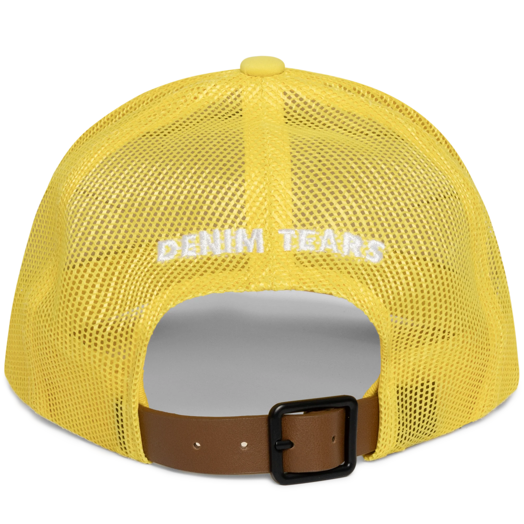 Cotton Peace Wreath Trucker Hat Yellow
