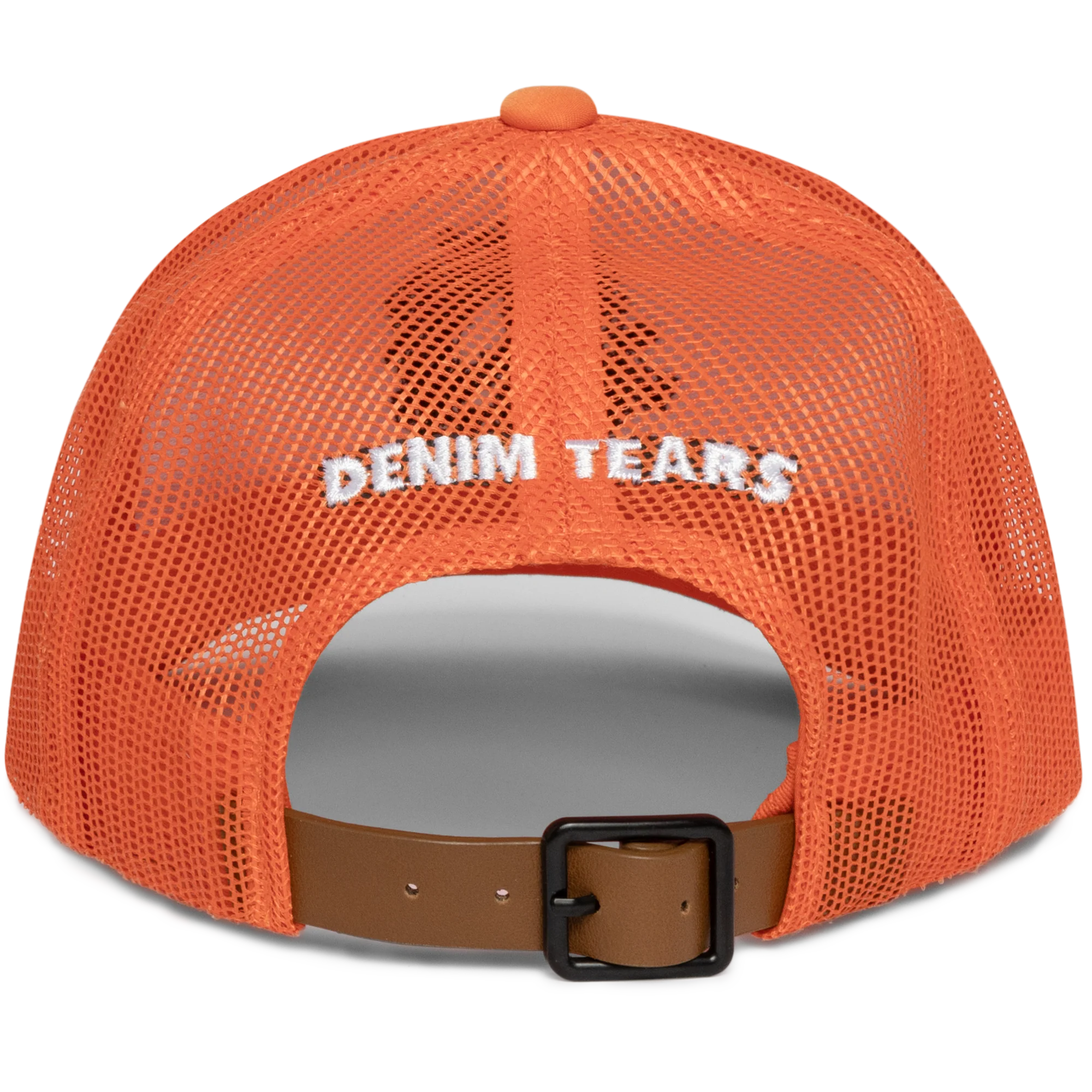 Cotton Peace Wreath Trucker Hat Orange
