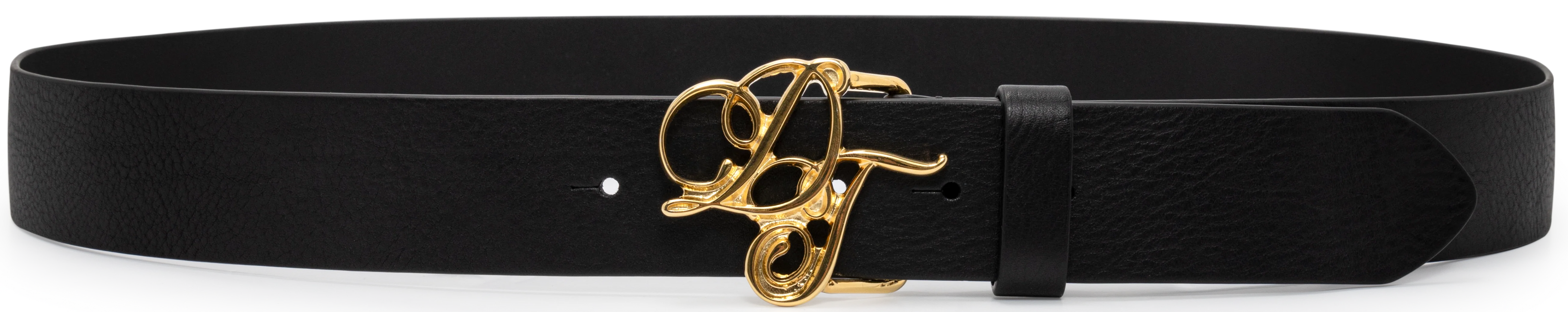 DT Metallic Gold Script Belt