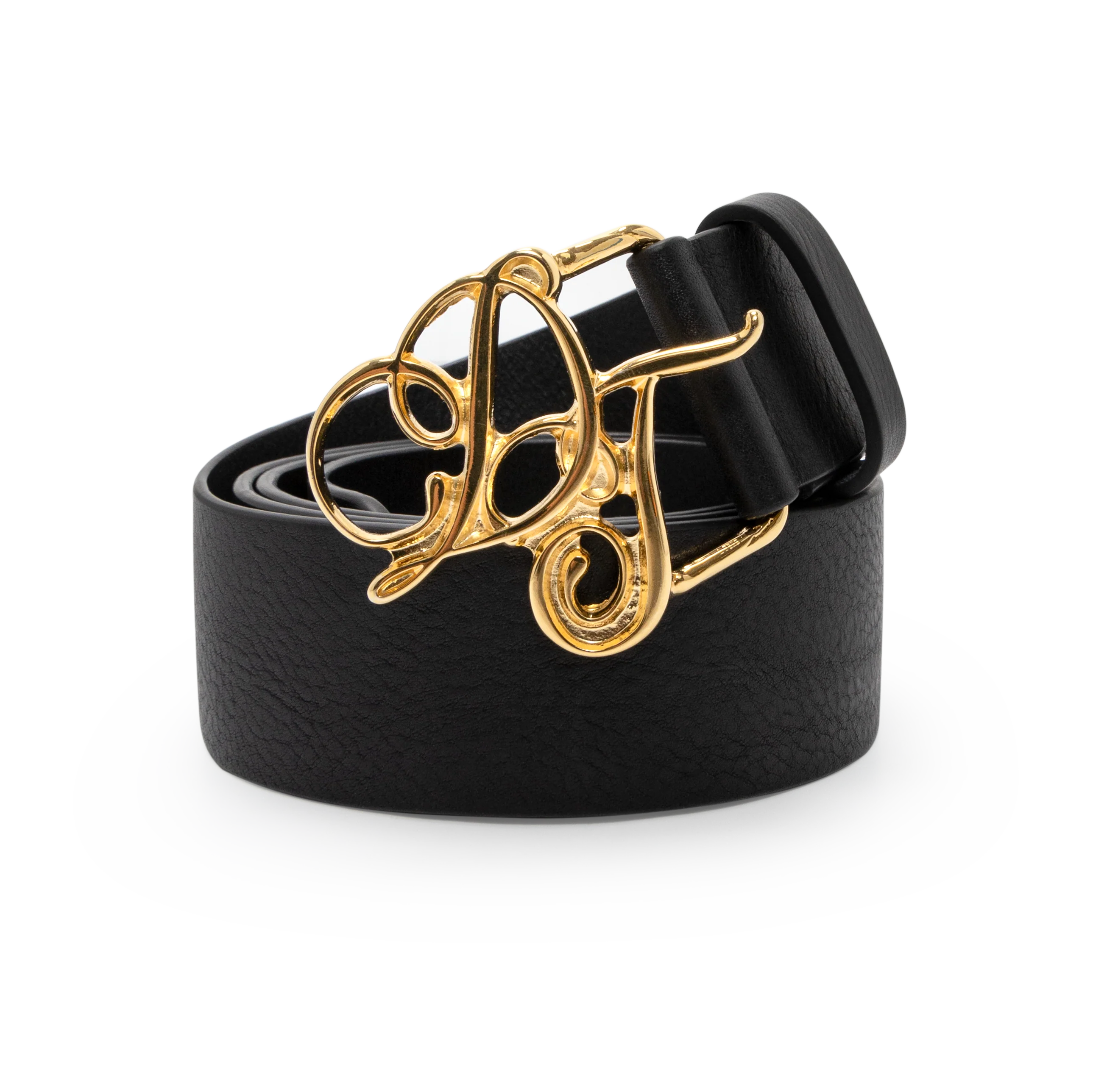 DT Metallic Gold Script Belt
