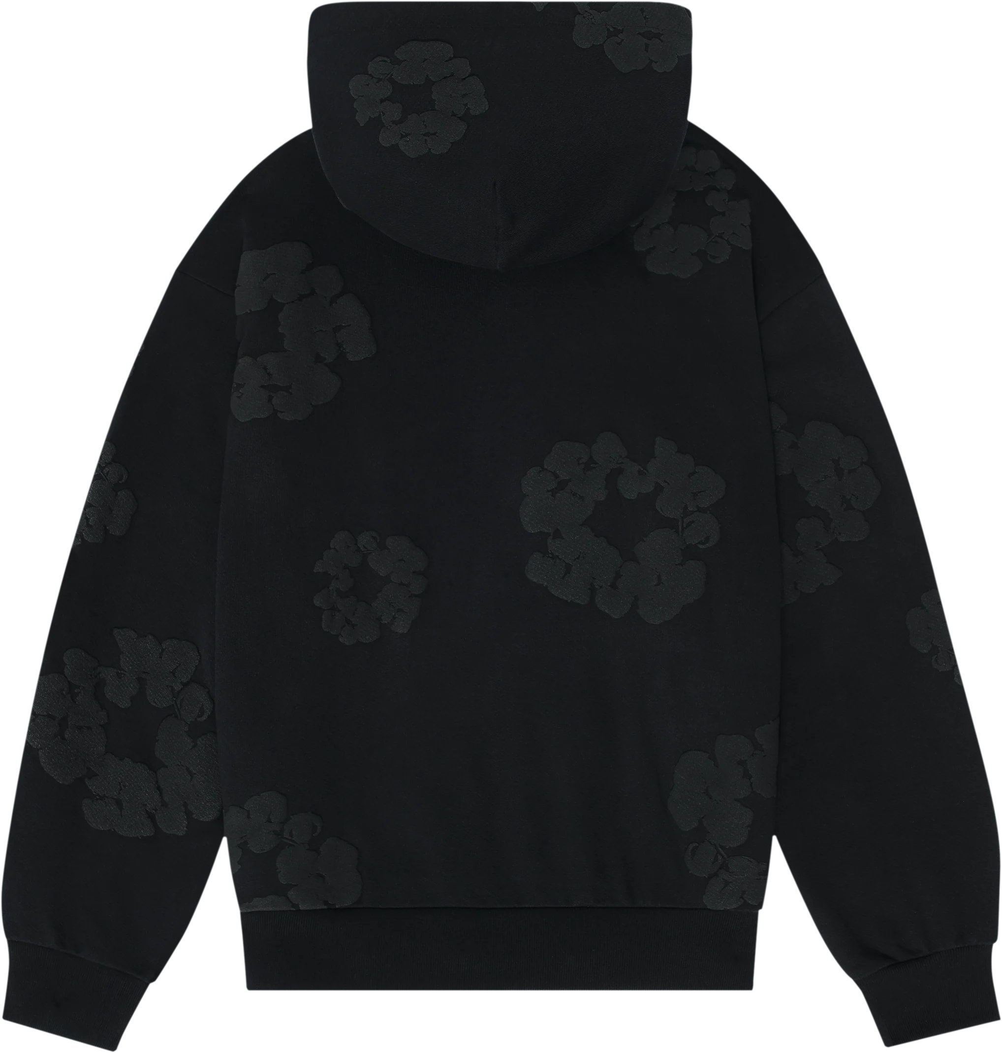 Mono Cotton Wreath Sweatshirt Black
