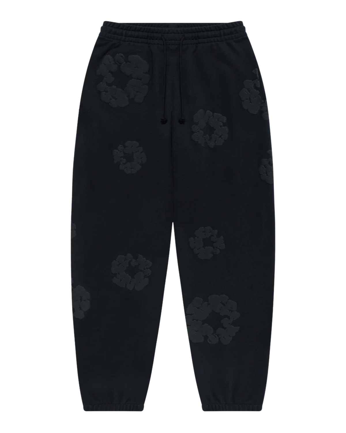 Mono Cotton Wreath Sweatpants Black