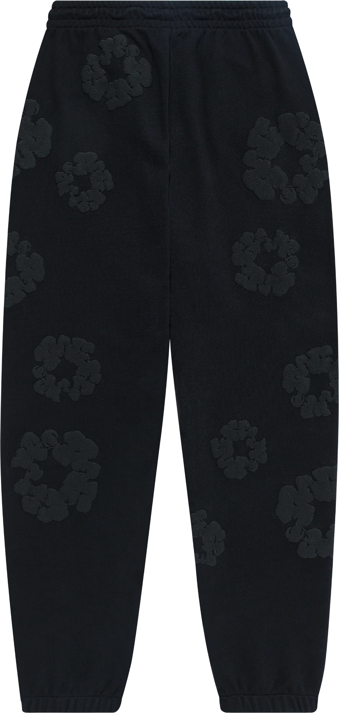 Mono Cotton Wreath Sweatpants Black