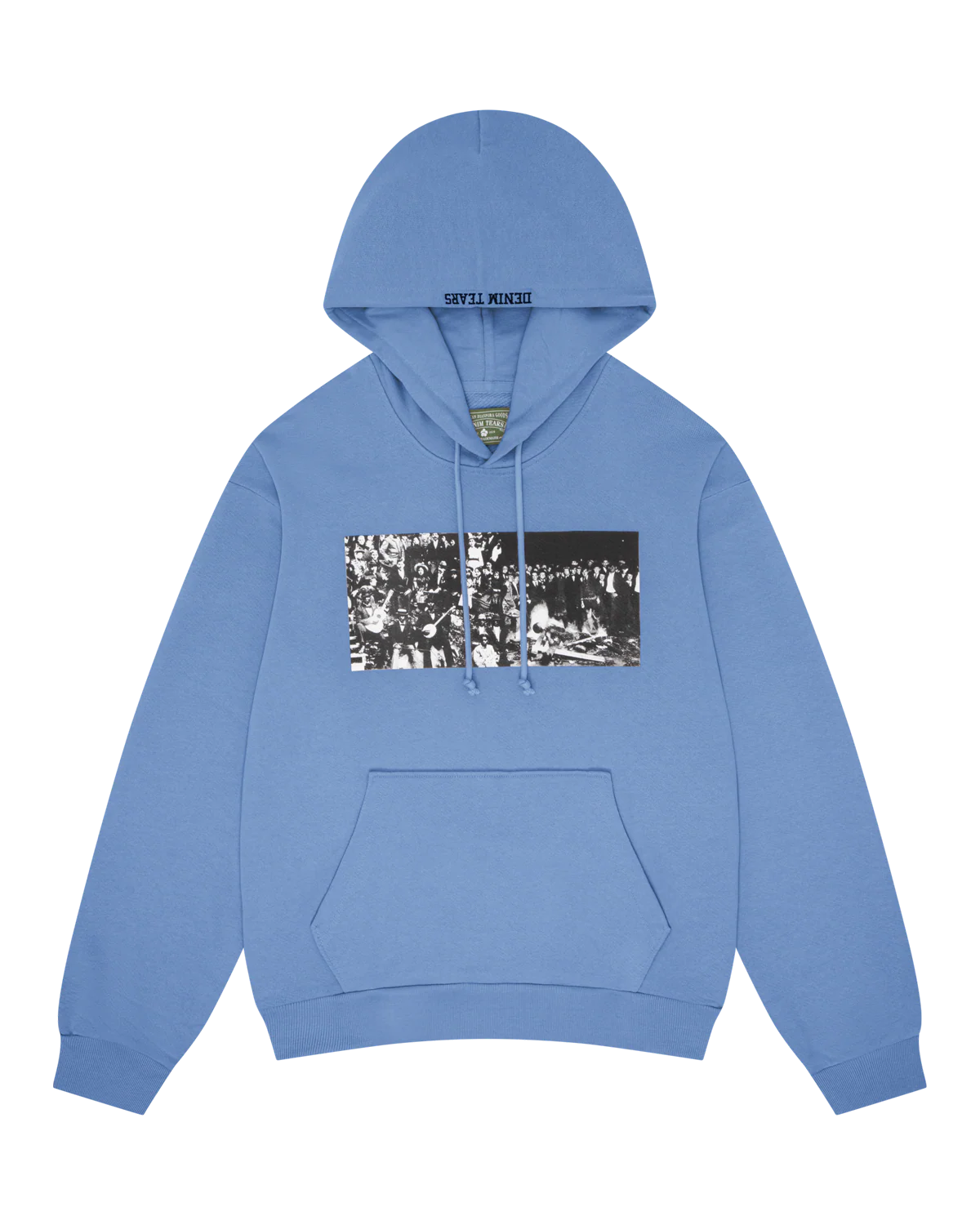 Black Entertainment Hoodie Dusty Blue