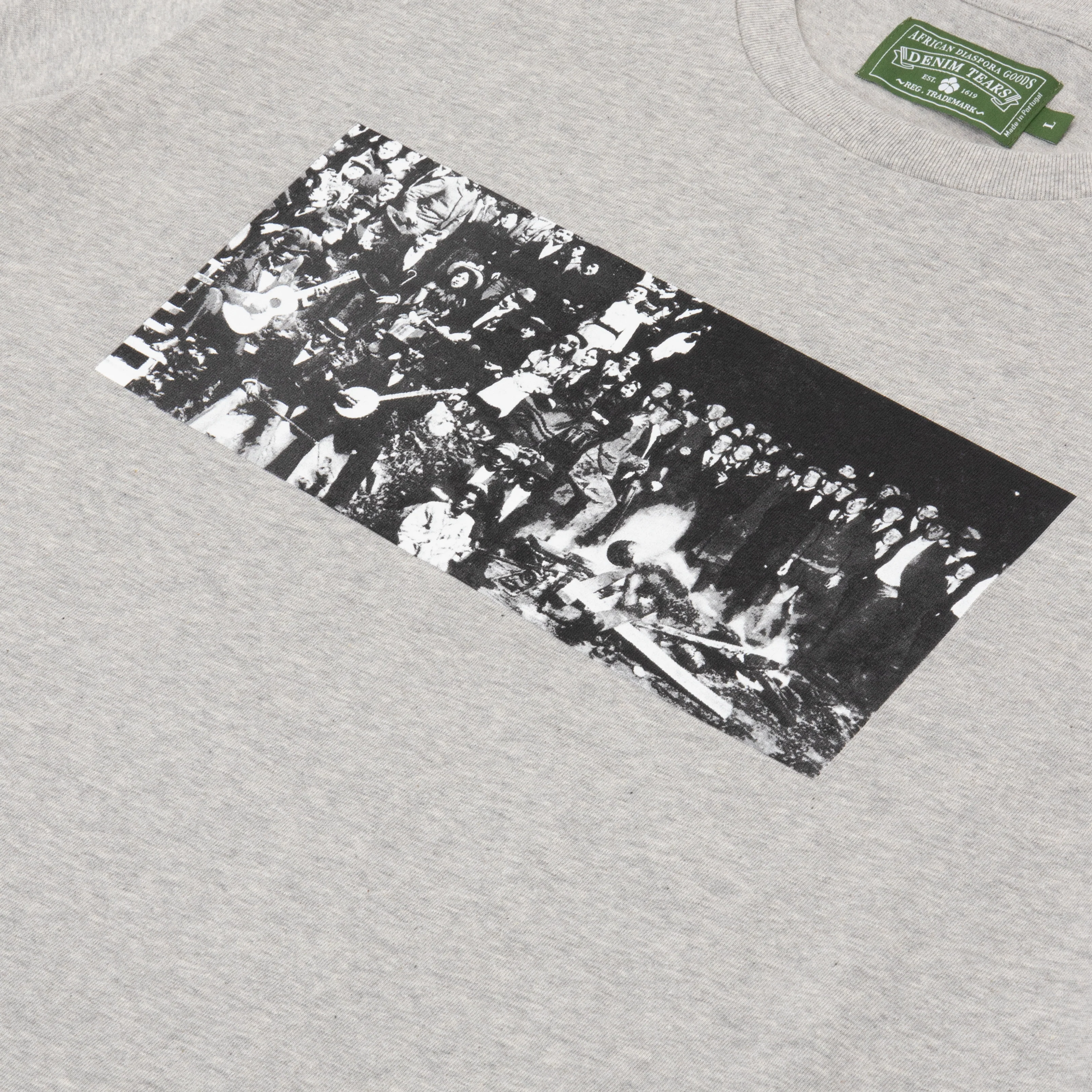 Black Entertainment Tee Heather Grey