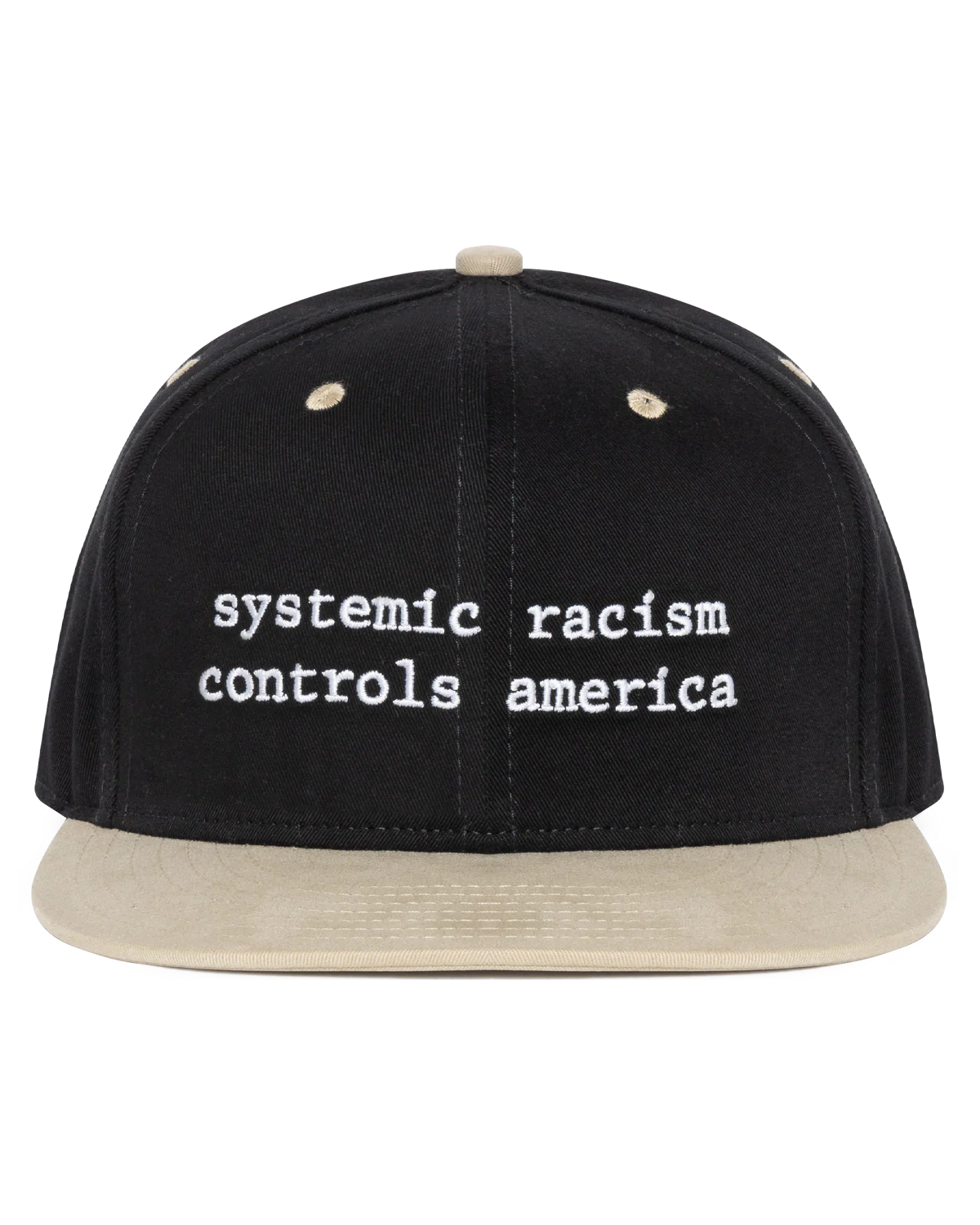 Systemic Racism Controls America Hat Black
