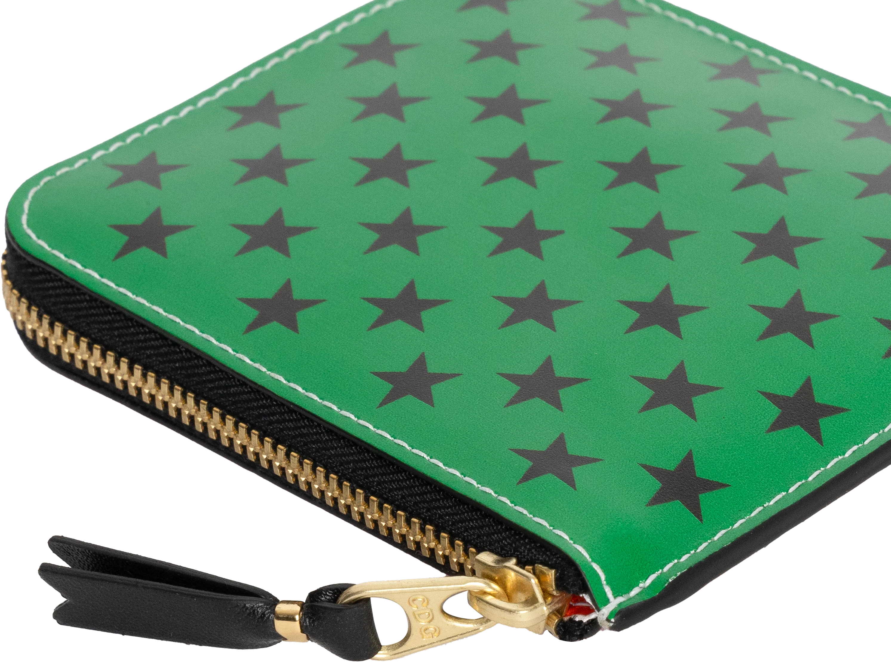 Pan-African American Flag Zip Around Wallet