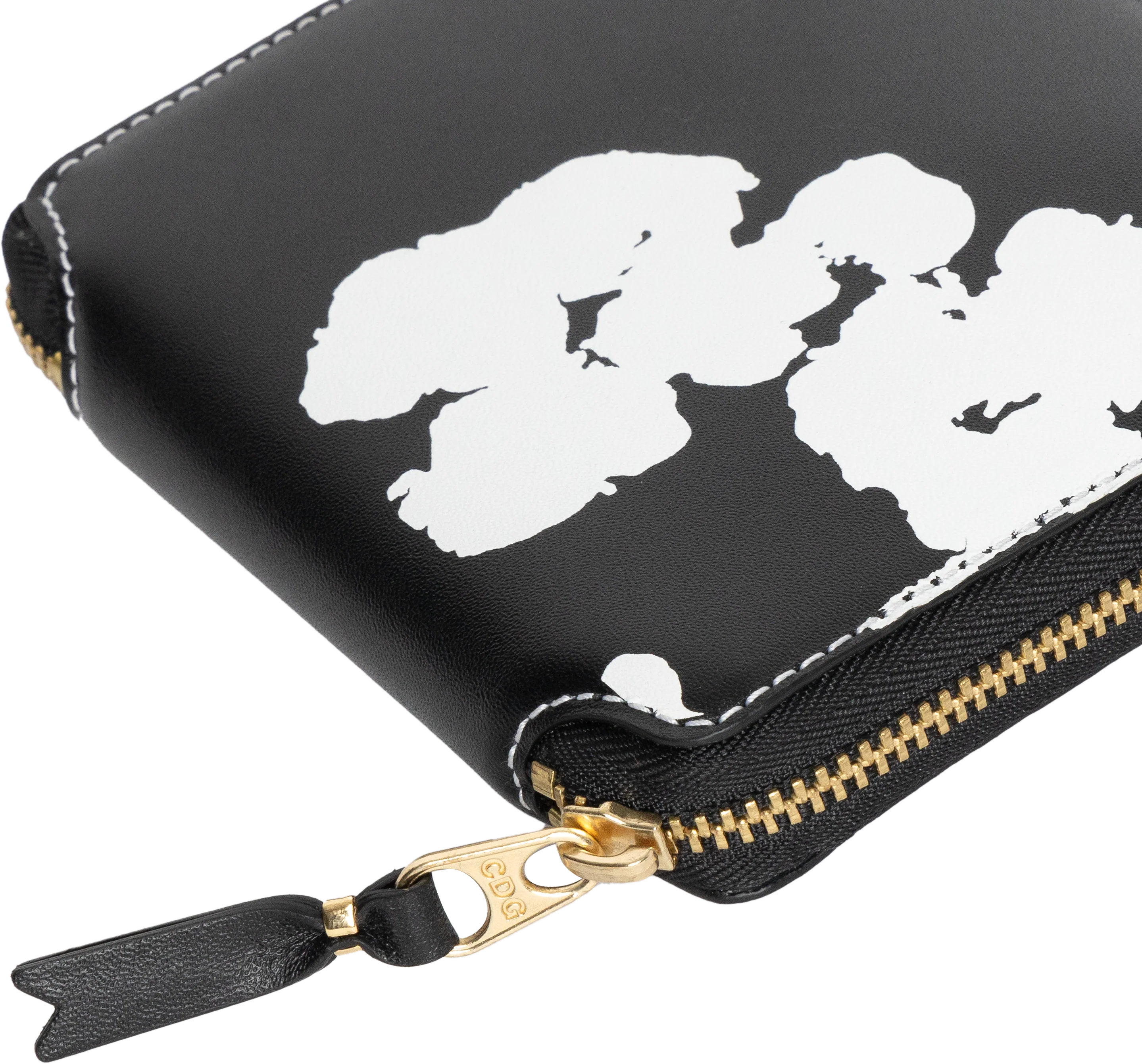 Cotton Wreath Full Zip Around Wallet