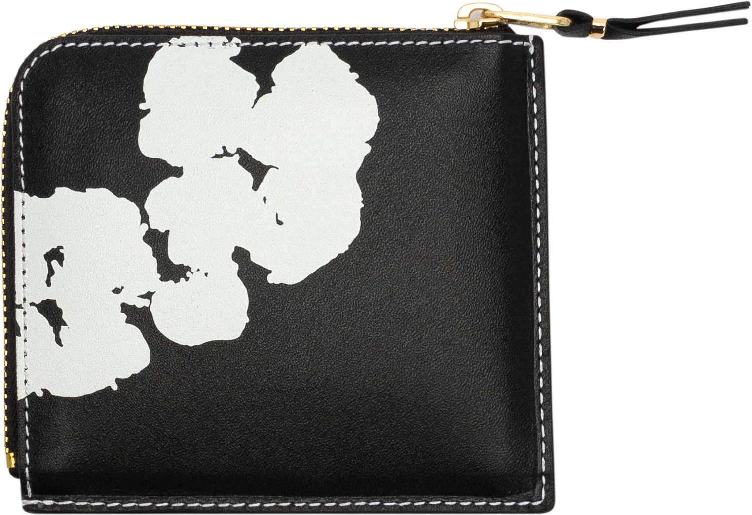 Cotton Wreath Zip Around Wallet