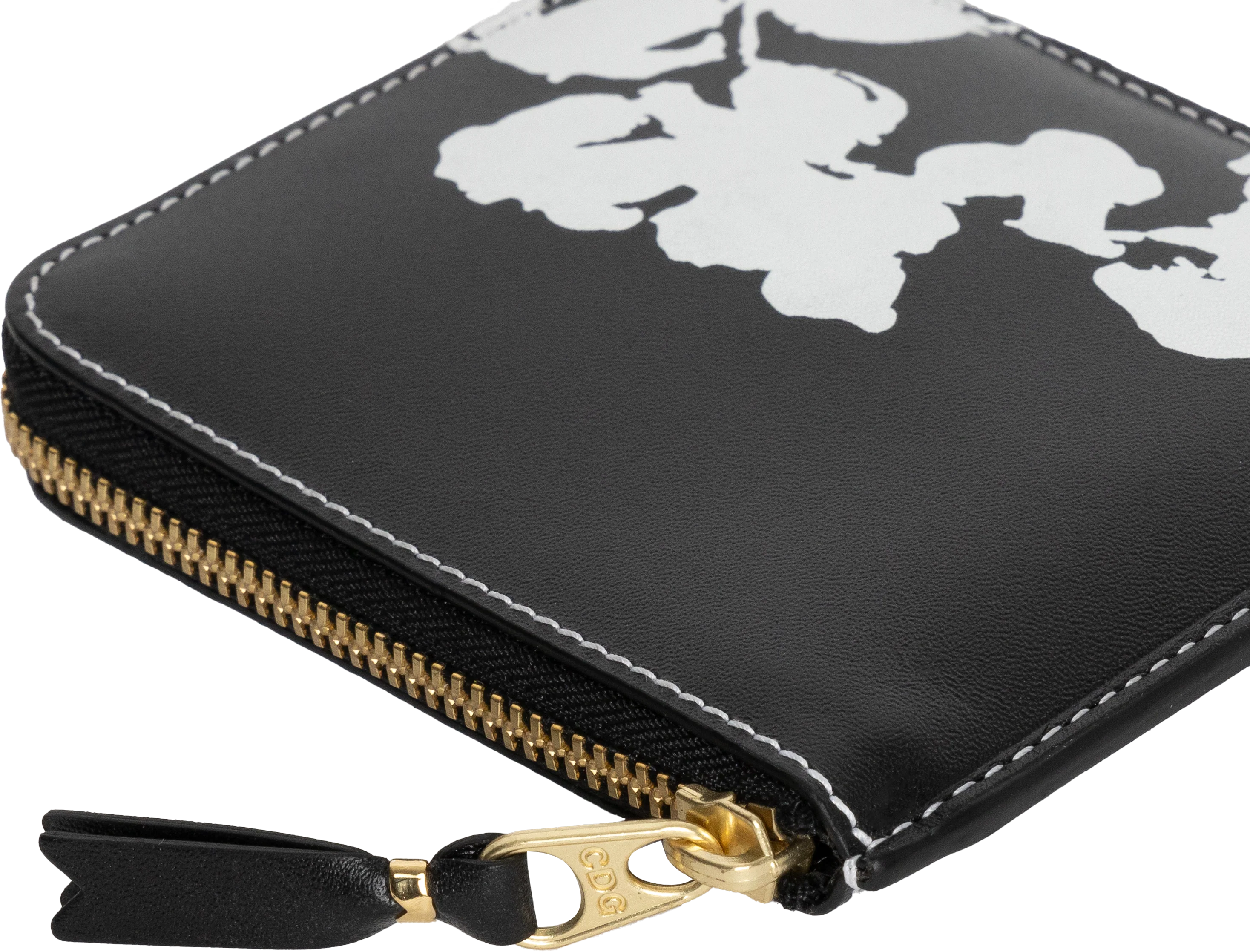 Cotton Wreath Zip Around Wallet