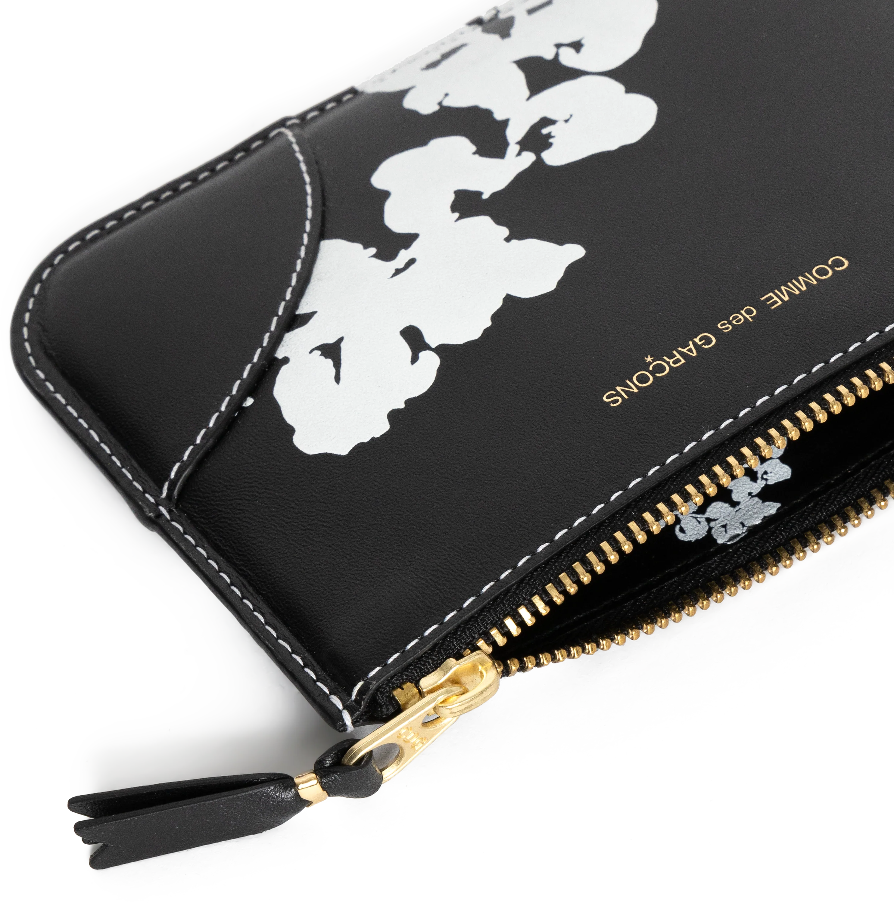 Cotton Wreath Zip Pouch
