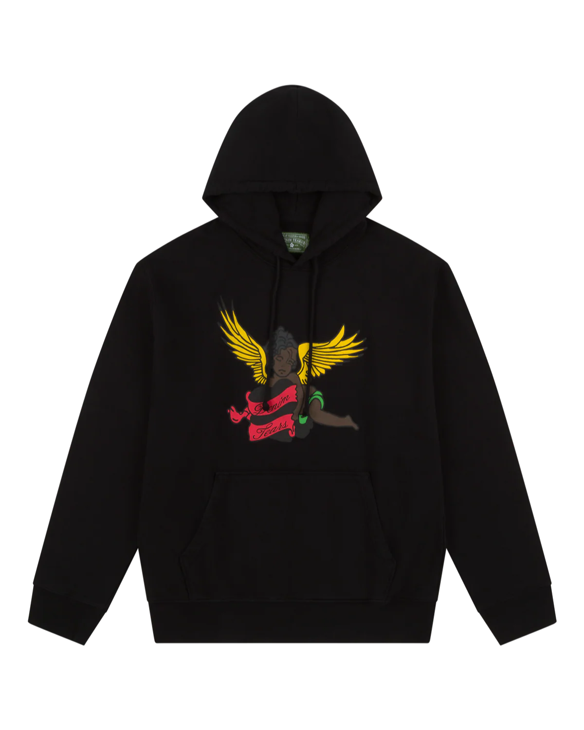 Black Cherub Hoodie Black