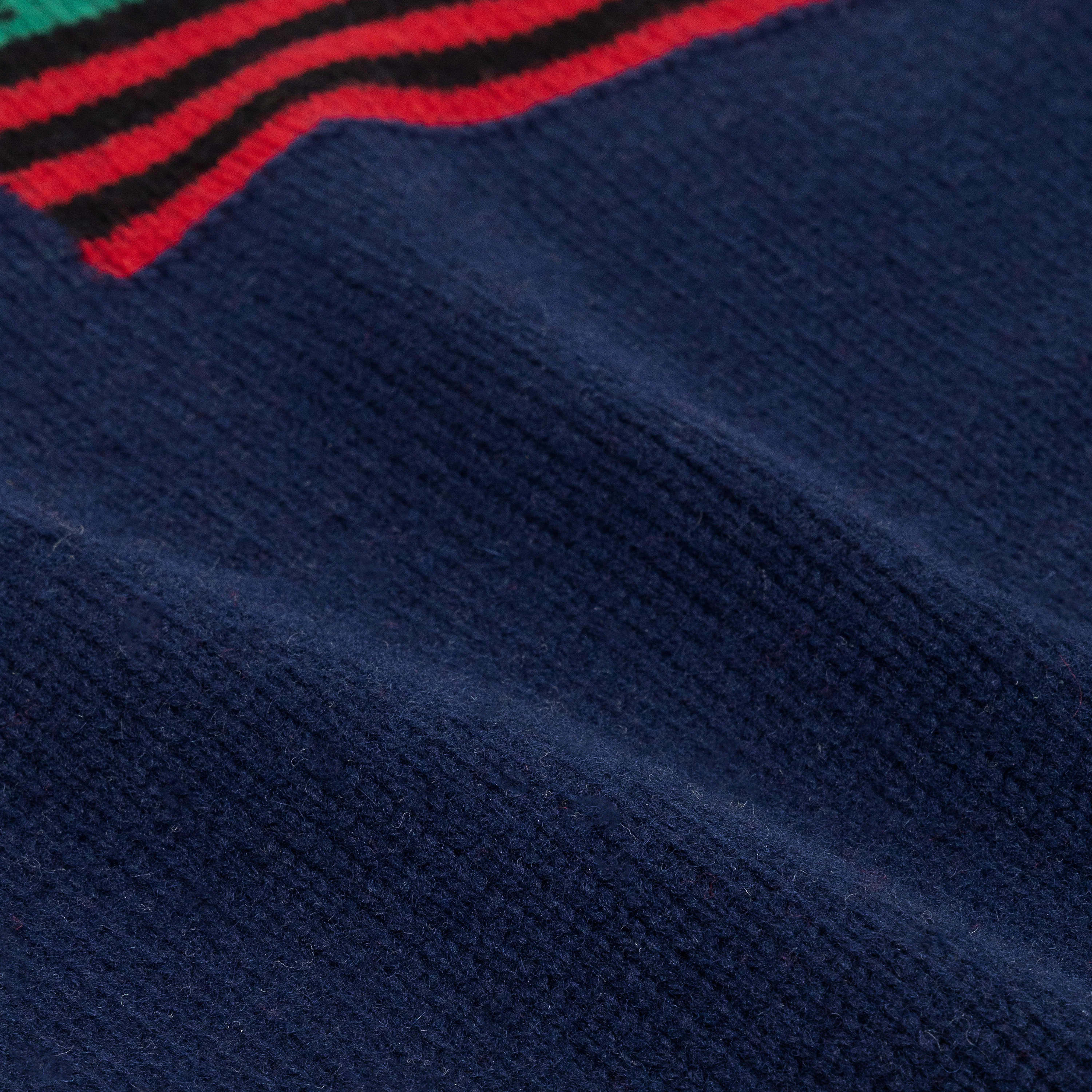 1619 Pan African Flag Sweater Navy