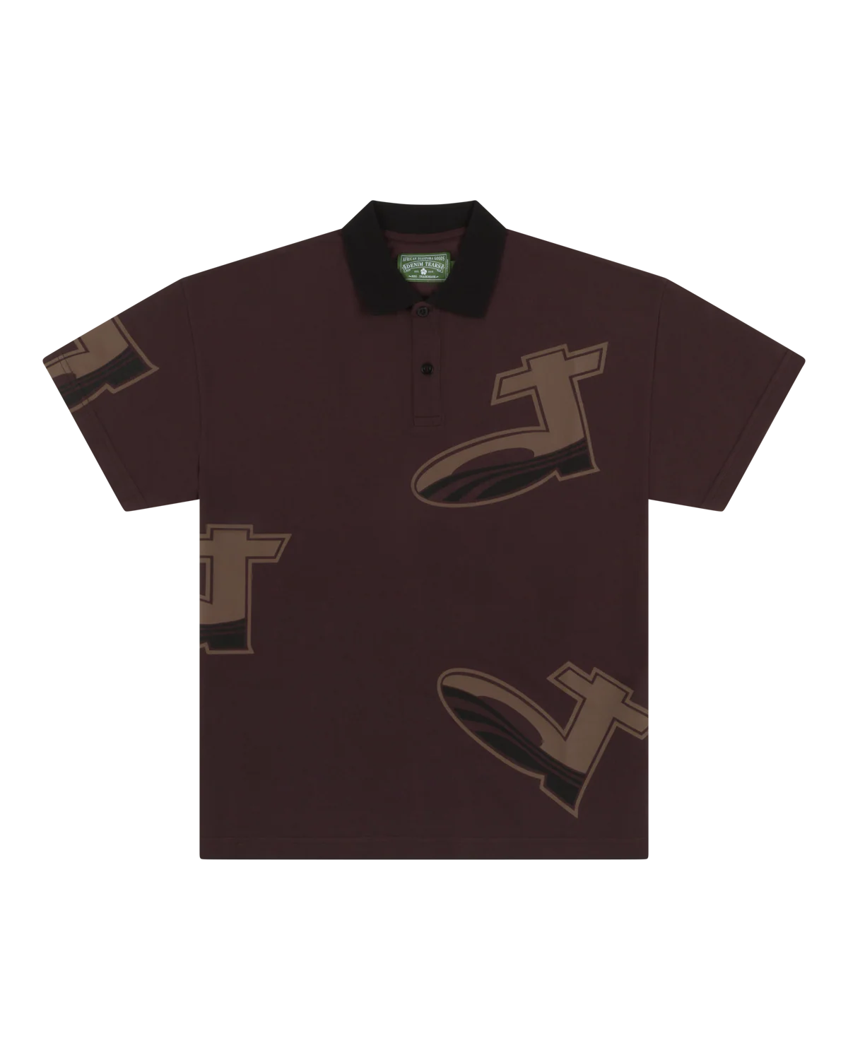 DT Pique Polo Brown