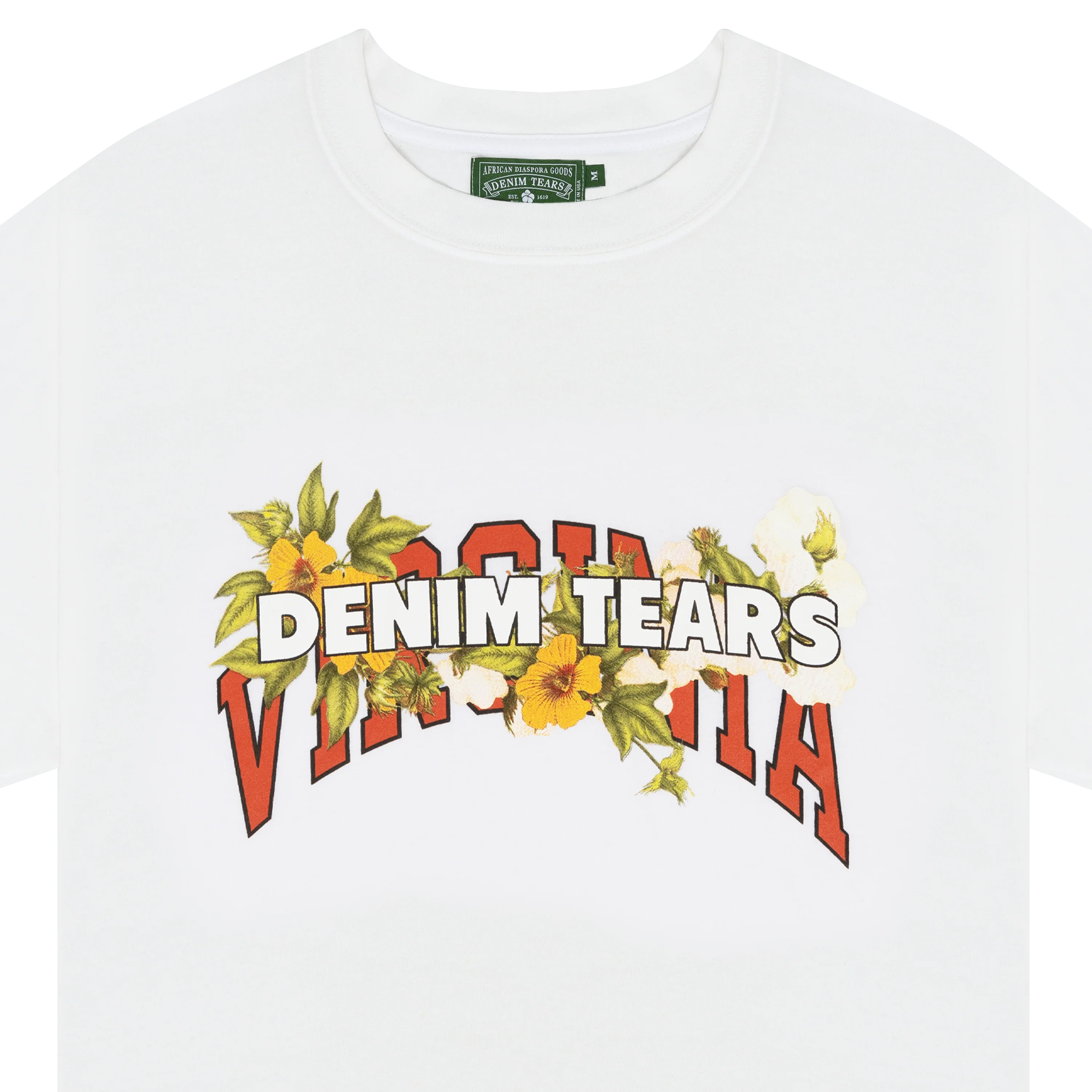 The Virginia 1619 Tee White