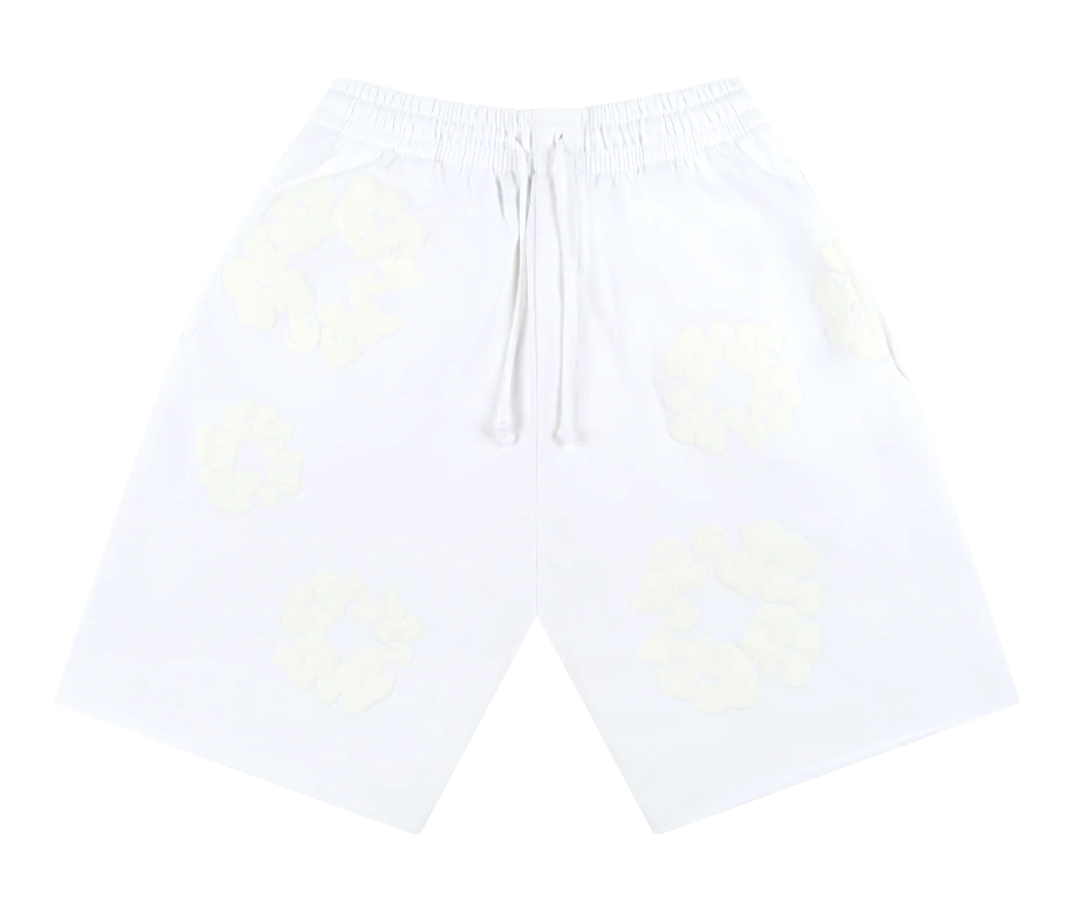 Mono Cotton Wreath Shorts White