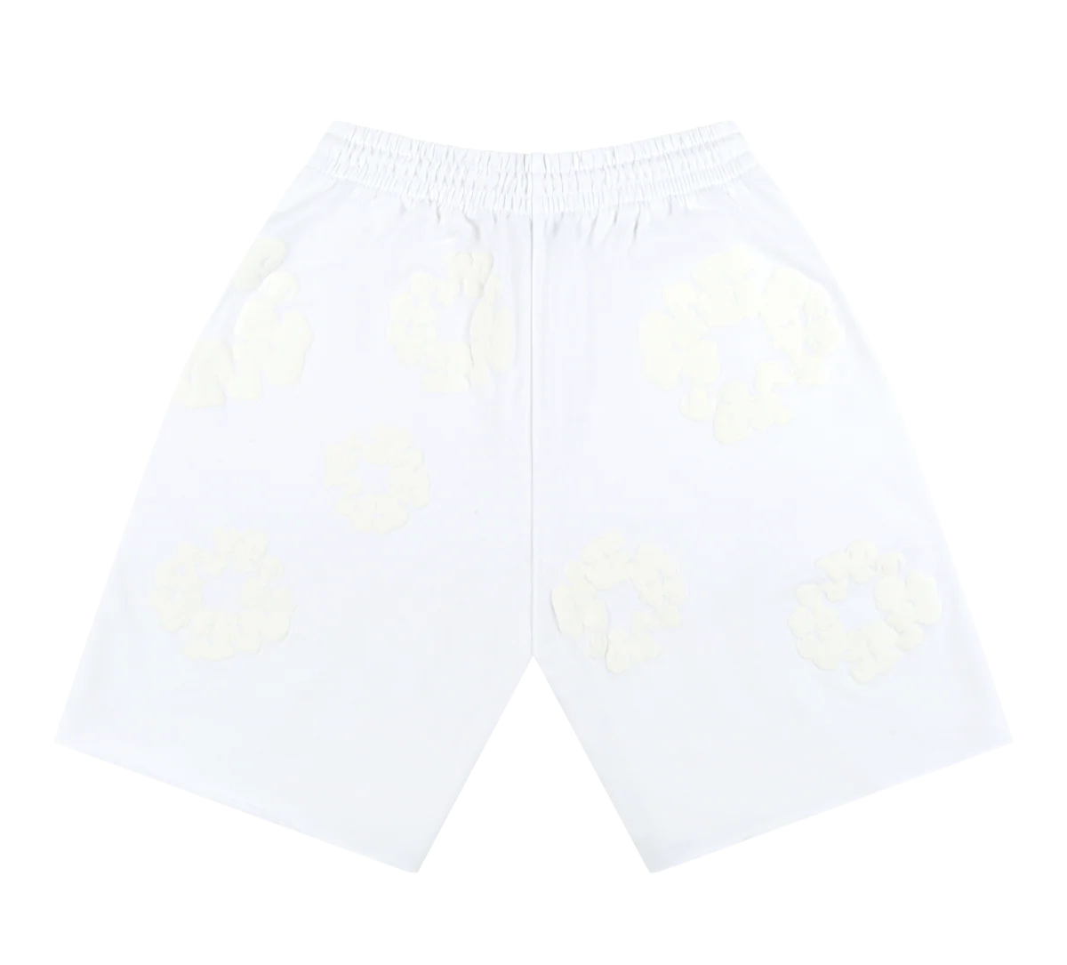 Mono Cotton Wreath Shorts White
