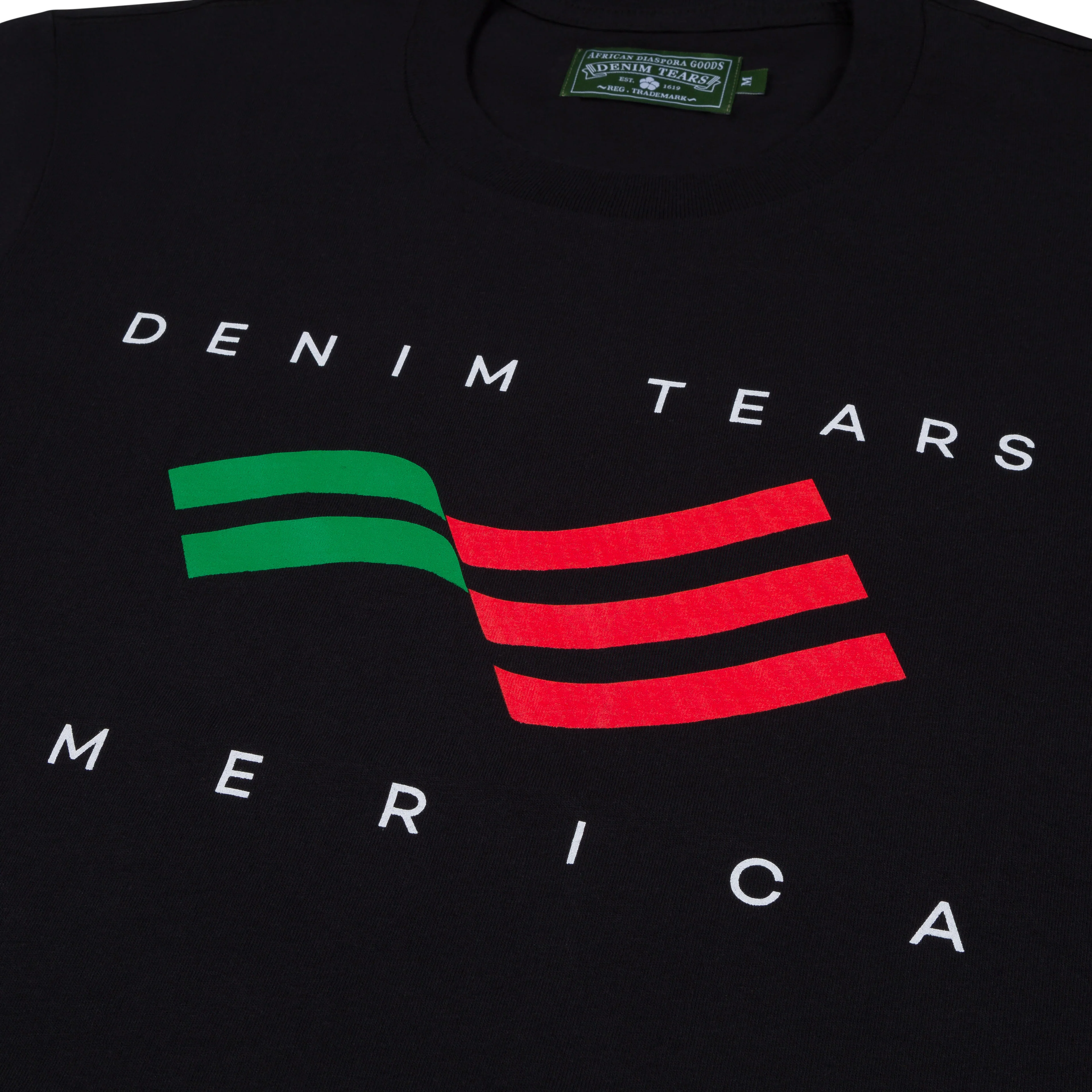 Denim Tears America Sportswear Tee Black 3 Denim Tears America Sportswear Tee Black