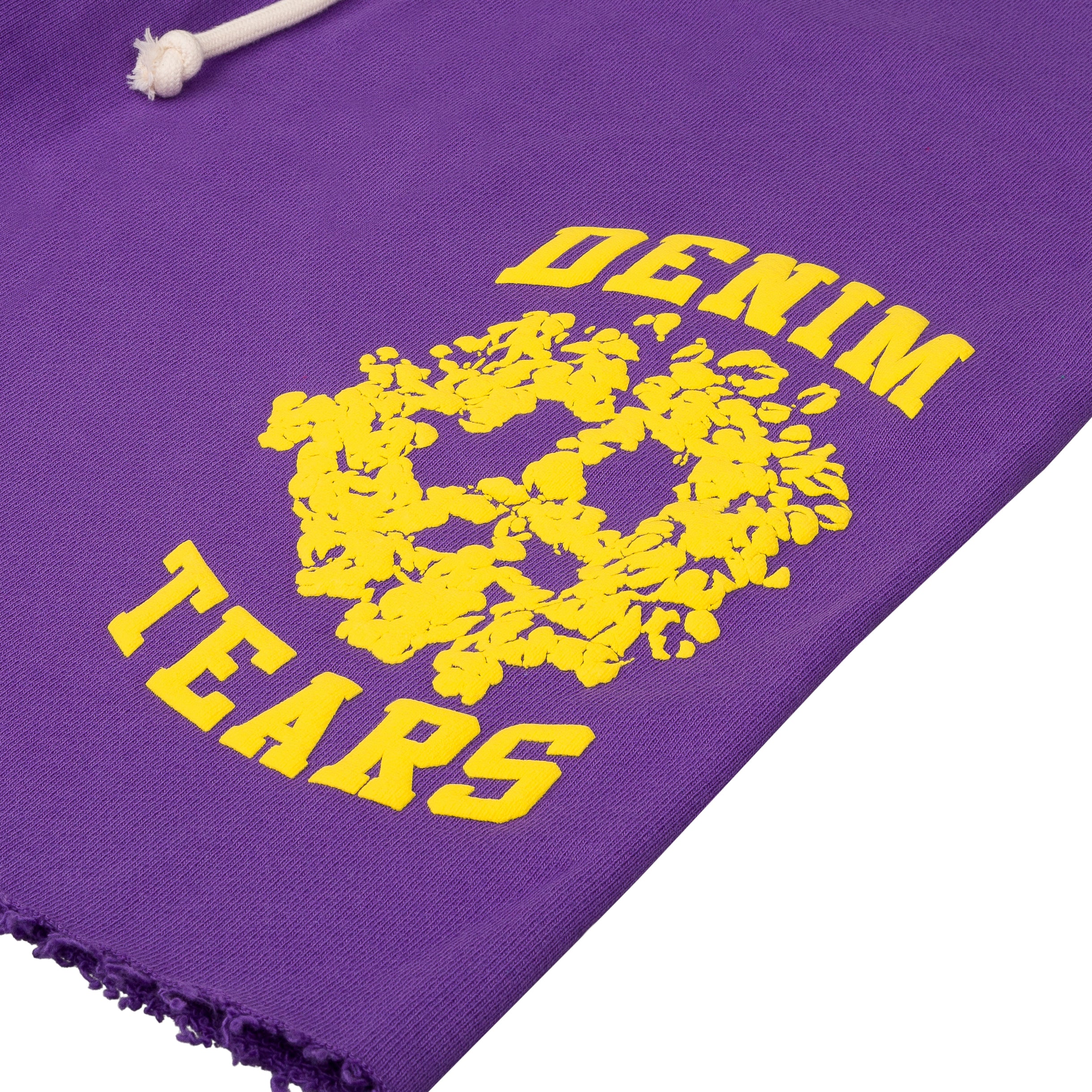 Denim University Sweat Shorts Purple