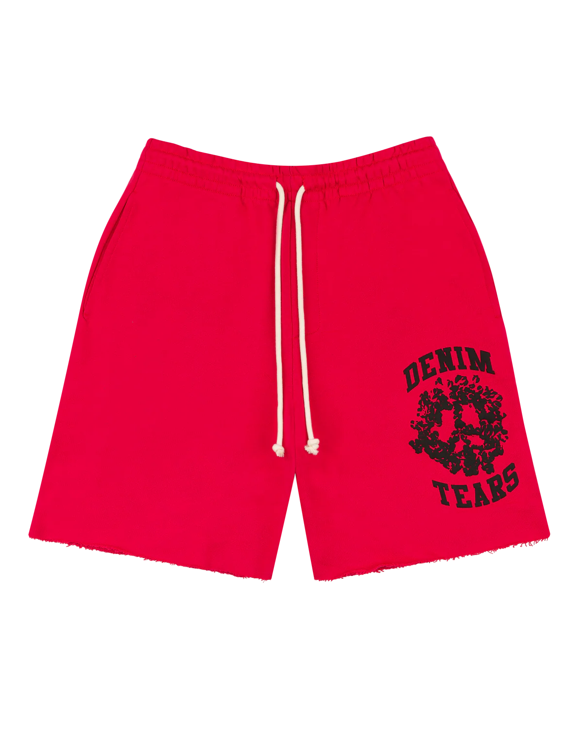 Denim University Sweat Shorts Red