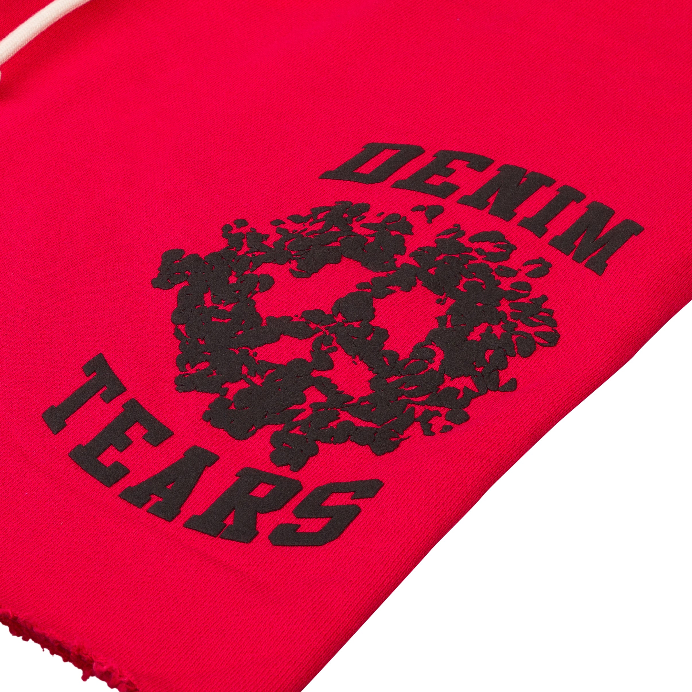 Denim University Sweat Shorts Red 3 Denim University Sweat Shorts Red