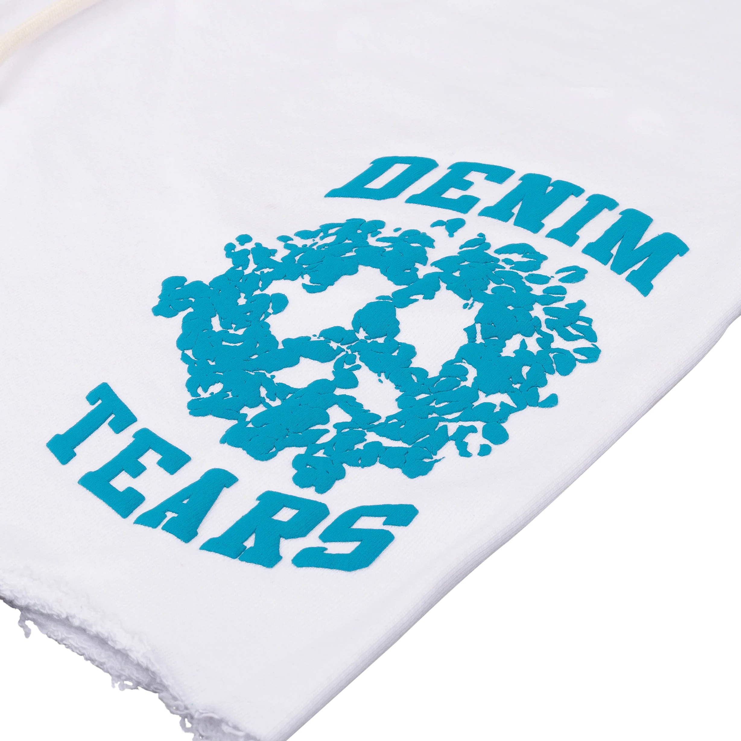 Denim University Sweat Shorts White